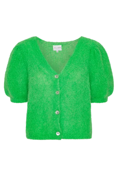 Americandreams Women's Harper Cardigan Bright Green