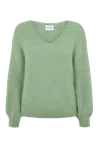 Americandreams Women's Milana Ls Alpaca Pullover Dusty Green