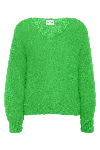 Americandreams Women's Milana Ls Mohair Knit Bright Green