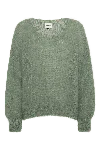 Americandreams Women's Milana Ls Mohair Knit Dusty Green