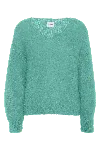 Americandreams Women's Milana Ls Mohair Knit Seafoam Green