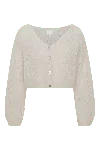 Americandreams Women's Neutrals Cornelia Cropped Cardigan Beige