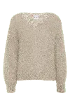 Americandreams Women's Neutrals Milana Ls Mohair Knit Beige