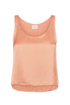 Americandreams Women's Orange Onya Tank Top Salmon