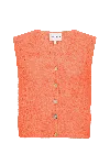 Americandreams Women's Orange Telma Vest Papaya Punch