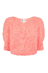 Americandreams Women's Pink Koa Alpaca Pullover Salmon