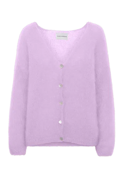 AMERICANDREAMS WOMEN'S CORNELIA LS CARDIGAN LIGHT PURPLE