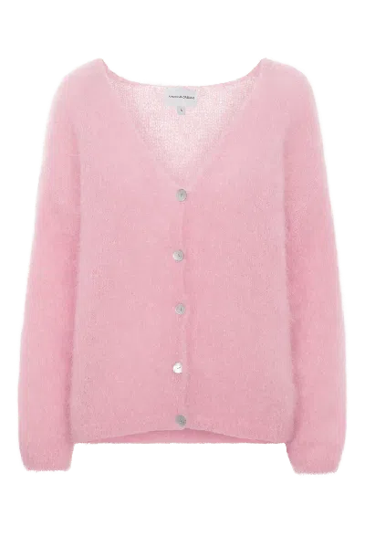 Americandreams Women's Pink / Purple Cornelia Ls Cardigan Soft Berry