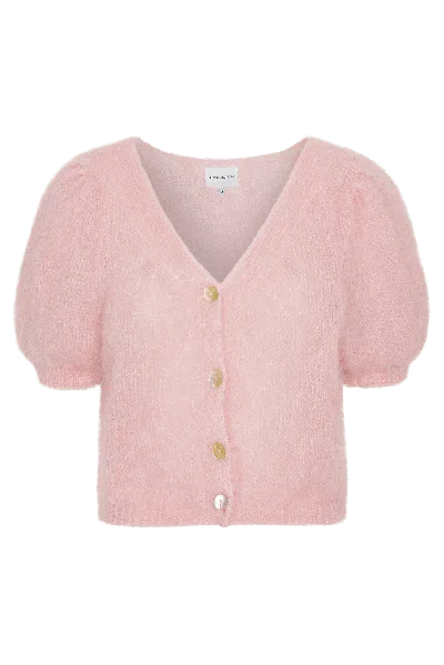 Americandreams Women's Pink / Purple Harper Cardigan Light Pink