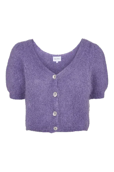 Americandreams Women's Pink / Purple Harper Cardigan Lilac In Multi