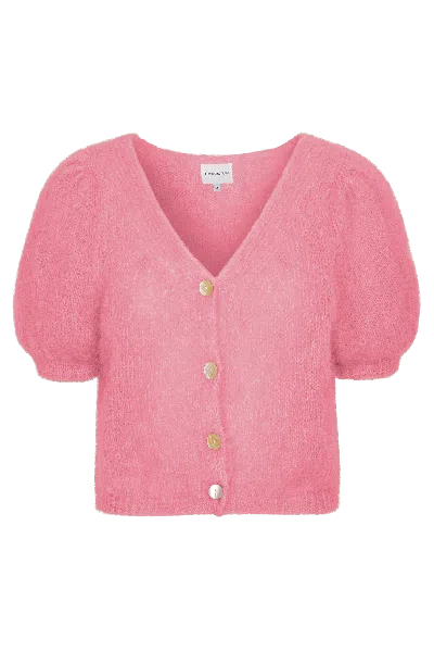 Americandreams Women's Pink / Purple Harper Cardigan Pink In Multi