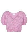 Americandreams Women's Pink / Purple Harper Cardigan Soft Berry