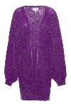 Americandreams Women's Pink / Purple Lee Midi Cardigan Deep Purple