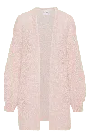 Americandreams Women's Pink / Purple Lee Midi Cardigan Light Pink