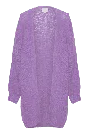 Americandreams Women's Pink / Purple Lee Midi Cardigan Lilac
