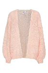 Americandreams Women's Pink / Purple Lee Short Cardigan Peach