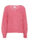 Americandreams Women's Pink / Purple Milana Ls Mohair Knit Pink