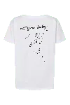 Americandreams Women's T-shirt White Not Your Baby Back Black Letters
