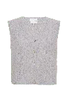 Americandreams Women's Telma Vest Light Grey