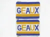 Ameslayne Lsu Geaux Tigers Harper Beaded Coin Purse In Yellow Gold In Gold