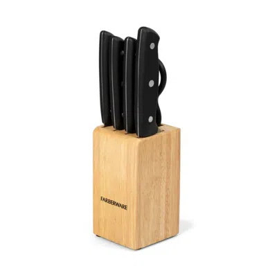 Amexin Joy 6-piece Tripe-riveted Knife Set With Black Handle