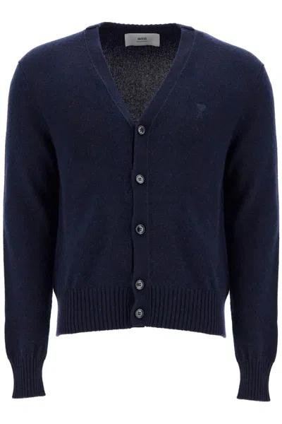 AMI ALEXANDRE MATIUSSI CASHMERE CARDIGAN FOR