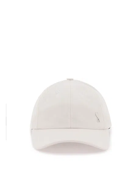 Ami Alexandre Matiussi Red Heart Studs Baseball Cap By Ami In White