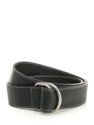 Ami Alexandre Mattiussi -bl206 Cuir Liss Belts Black