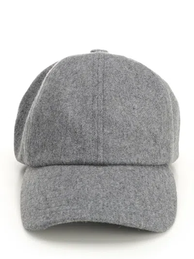 Ami Alexandre Mattiussi -cp266 Flanelle Hats Grey