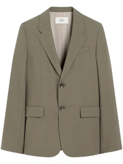 Ami Alexandre Mattiussi 2 Botton Jacket In Green
