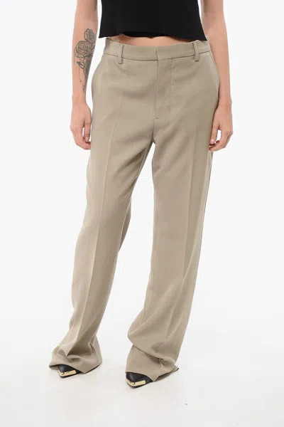 Ami Alexandre Mattiussi 4-pocketed Virgin Wool Blend Straight Fit Pants