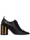Ami Alexandre Mattiussi 90mm Pointed-toe Lace-up Pumps In Black