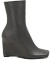Ami Alexandre Mattiussi 90mm Two-tone Leather Ankle Boots In Black