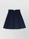 Ami Alexandre Mattiussi Ami Paris Viring-wool Blend A-line Skirt