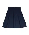 Ami Alexandre Mattiussi Ami Paris Viring-wool Blend A-line Skirt In Black