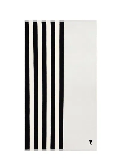 Ami Alexandre Mattiussi Accessories Noir/blanc Creme In White