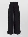 Ami Alexandre Mattiussi Ami Paris Viscose Crepe Trousers