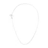 Ami Alexandre Mattiussi Adc 2 In 1 Necklace - Metal - Silver In Metallic