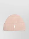 Ami Alexandre Mattiussi Adc Alpaca Beanie Folded Cuff Ribbed
