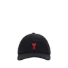 Ami Alexandre Mattiussi Ami Paris Cap Red Adc Embroidery Accessories