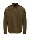 Ami Alexandre Mattiussi Adc Button-down Shirt Long Sleeves In Gray