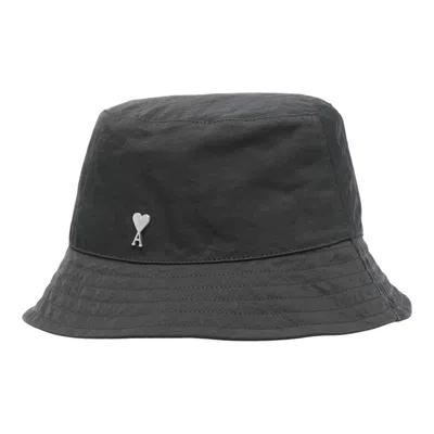 Ami Alexandre Mattiussi Adc Bucket Hat In Brown