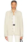 Ami Alexandre Mattiussi Adc Button Up Top In Off White