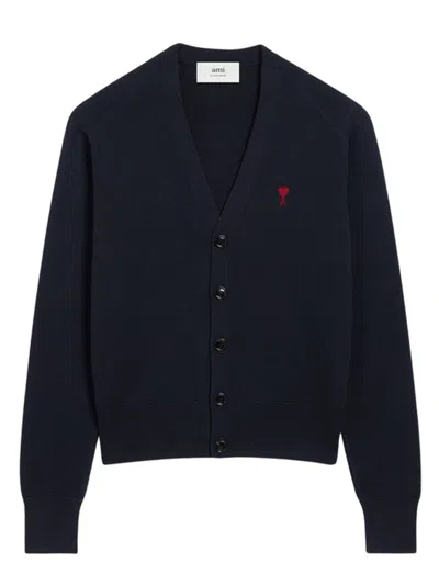 Ami Alexandre Mattiussi Adc Cardigan In Blue