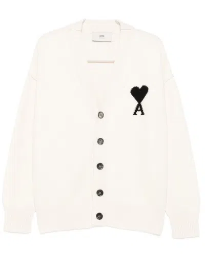 Ami Alexandre Mattiussi Adc Cardigan In White