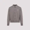 Ami Alexandre Mattiussi Collared Cardigan Dropped Shoulders In Grey