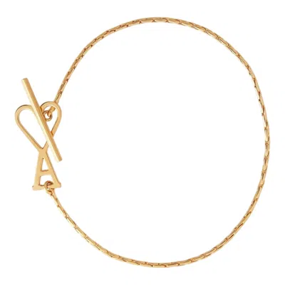 Ami Alexandre Mattiussi Adc Chain Bracelet In Gold