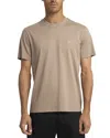 Ami Alexandre Mattiussi Adc Cotton Crewneck Tee In Light Beige