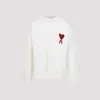 Ami Alexandre Mattiussi Ami Paris Turtleneck Sweater Ami De Coeur White Men In Animal Print