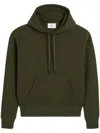 Ami Alexandre Mattiussi Frontal Pockets Hoodie In Green